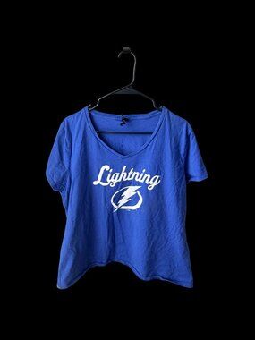 Womens Tampa Bay Lightening T shift 2XL Blue